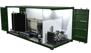 Fire Container 3D 2